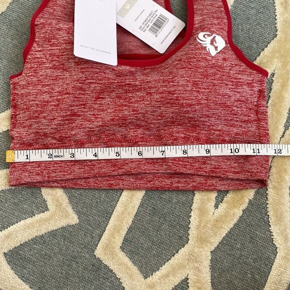 Women’s Best Move Seamless Sports Bra‎ Red Marl SZ XS - Picture 9 of 9